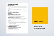 Teacher Resume Template, a Resume Template by KHIDD (Thumbnail 2 of 4)