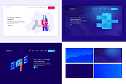 Website Header with illustration, a Device Mockup by Avabil (Thumbnail 8 of 10)