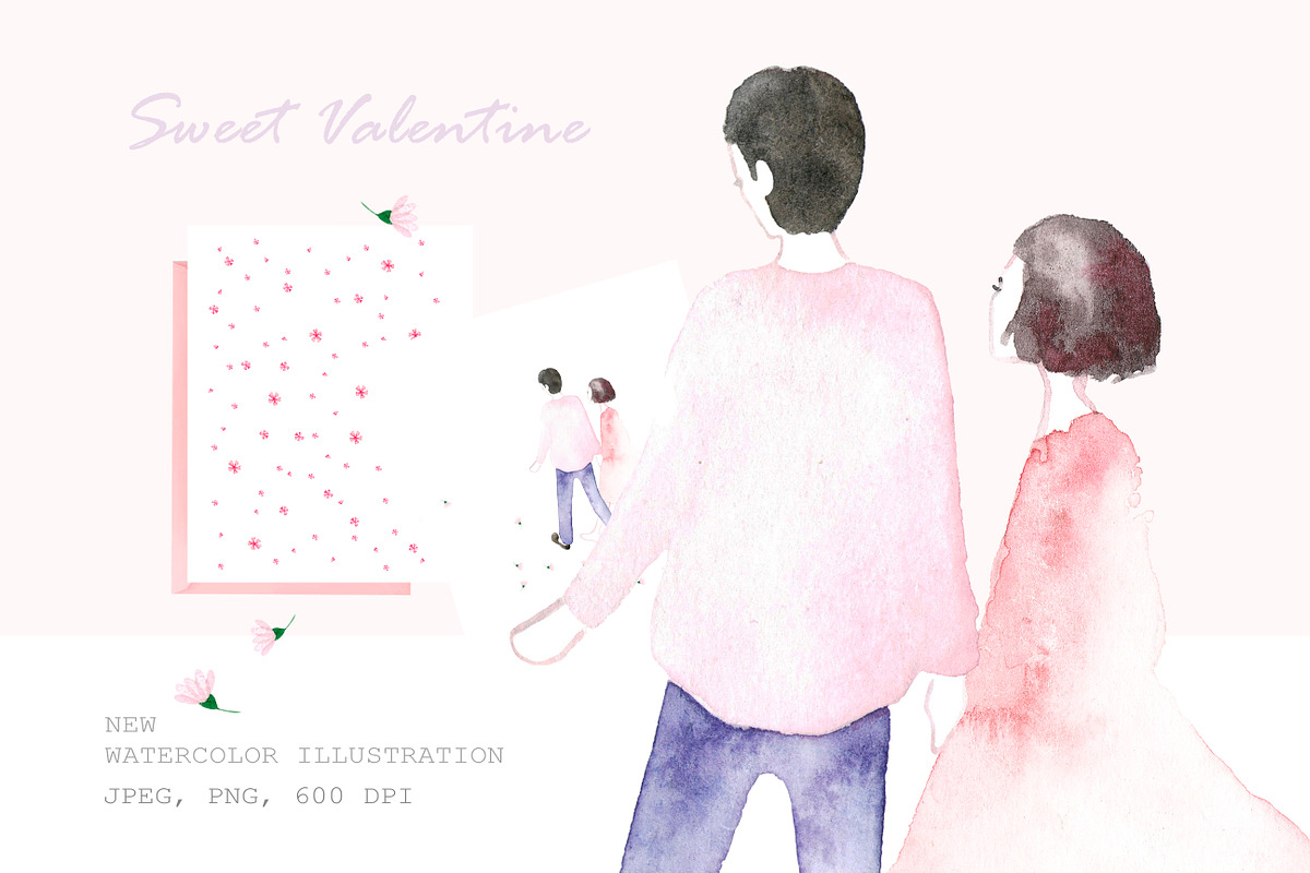 Sweet Valentine, a Person Illustration by Knysh Ksenya (Photo 5 of 7)
