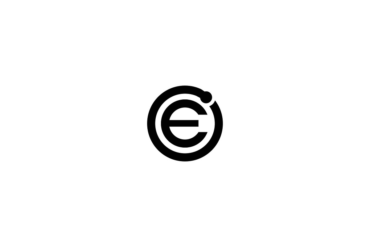 letter E digital initial logo, a Branding & Logo Template by ZHR Creative