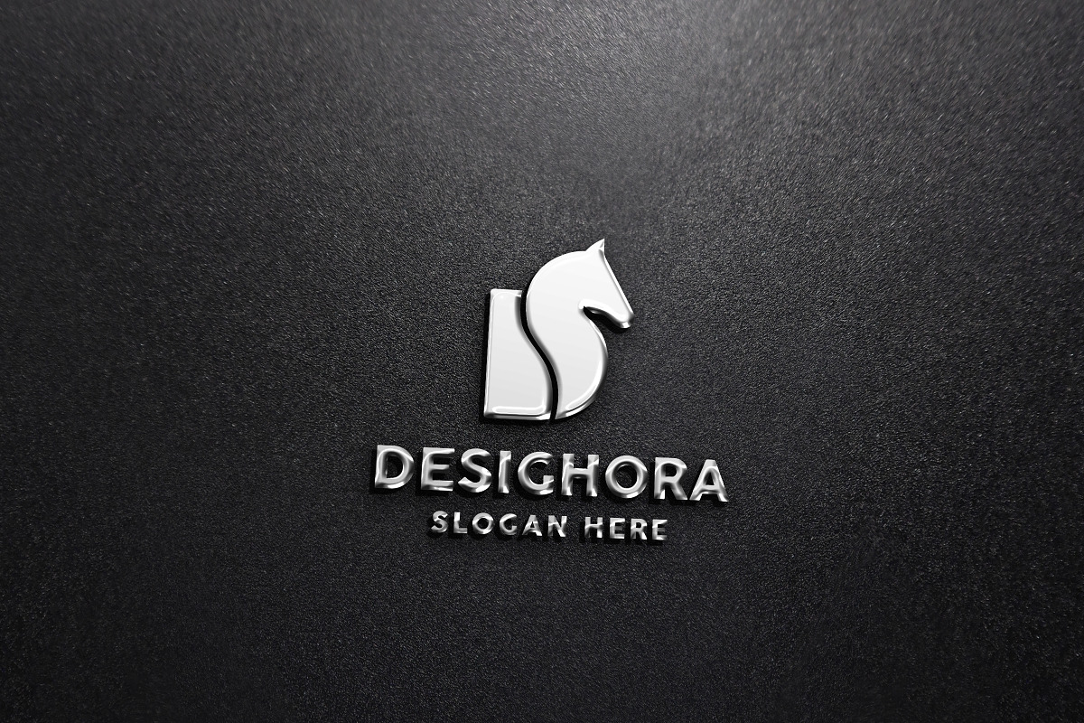 D Letter Horse Logo, a Branding & Logo Template by GladicMonster (Photo 4 of 13)