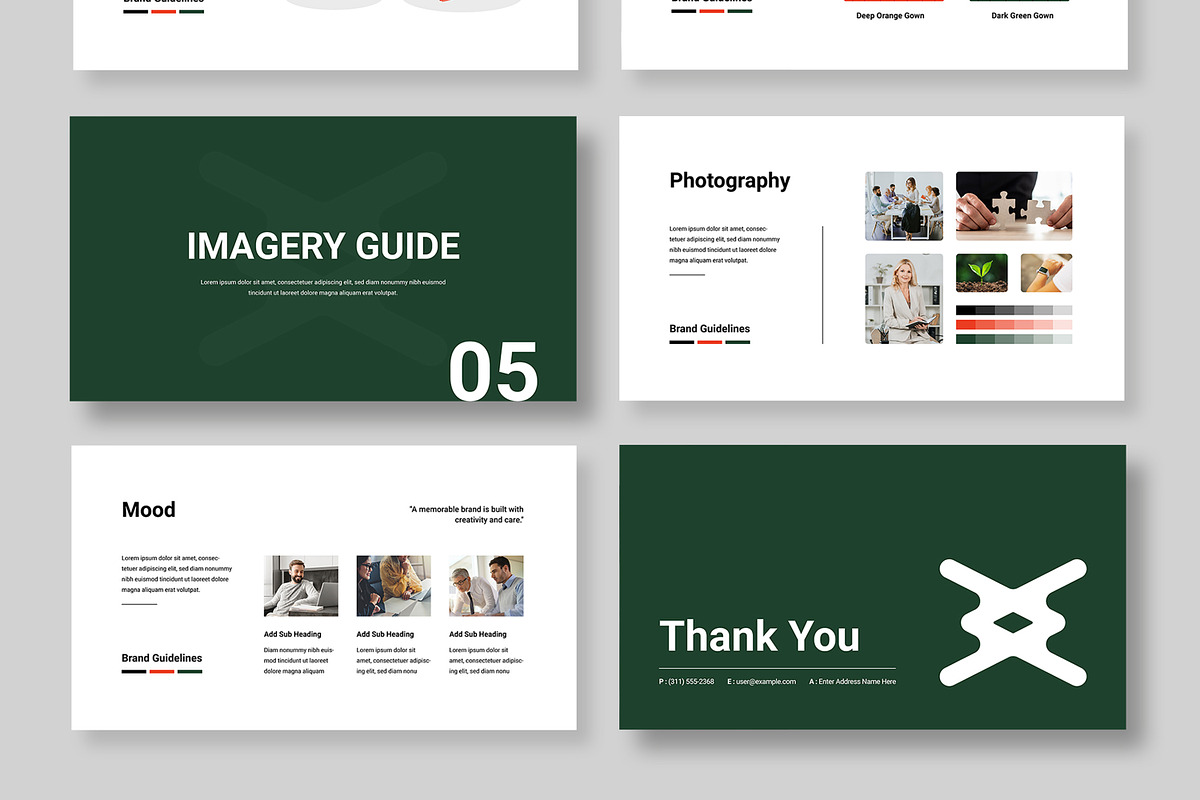 Brand Guidelines Presentation, a Presentation Template by MightyDesign (Photo 5 of 8)