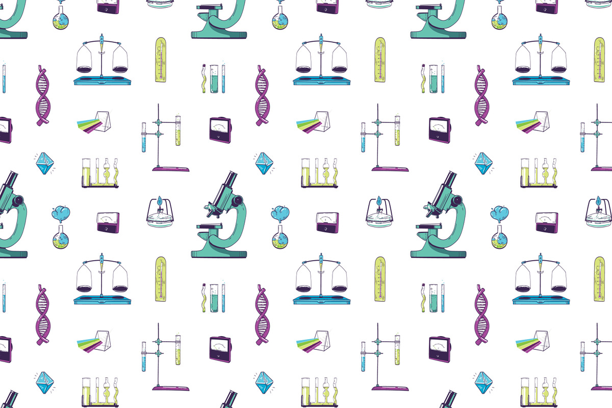 Chemistry and physics equipment set, an Education Illustration by Good Studio (Photo 6 of 9)