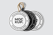 Circle Hang Tag Mockup, a Product Mockup by Rizky Audymas (Thumbnail 6 of 8)