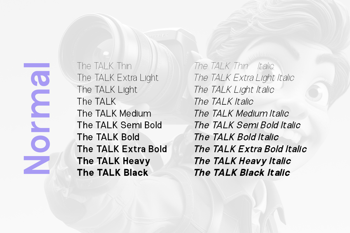 The Talk Sans Serif Font Family, a Sans Serif Font by artisans (Photo 6 of 10)