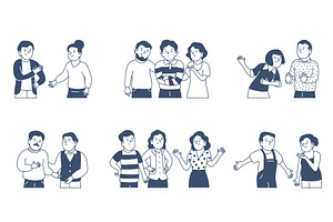 Friends communication. People, a Person Illustration by LadadikArt