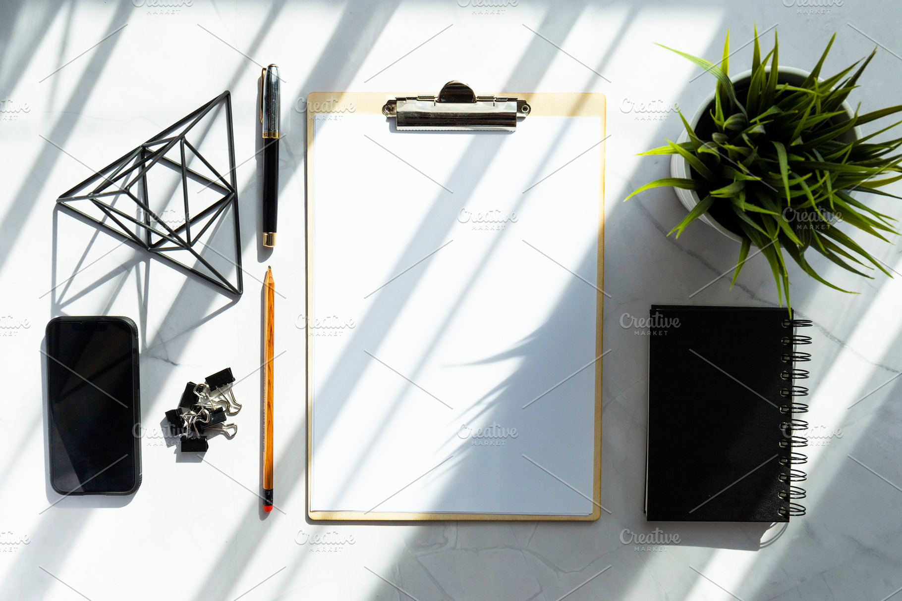 Flat lay desk, mockup, a Business Photo by Best Project