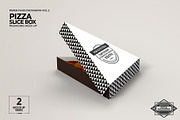 Pizza Slice Box Packaging Mockup, a Cups & Container Mockup by INCDesign (Thumbnail 8 of 9)
