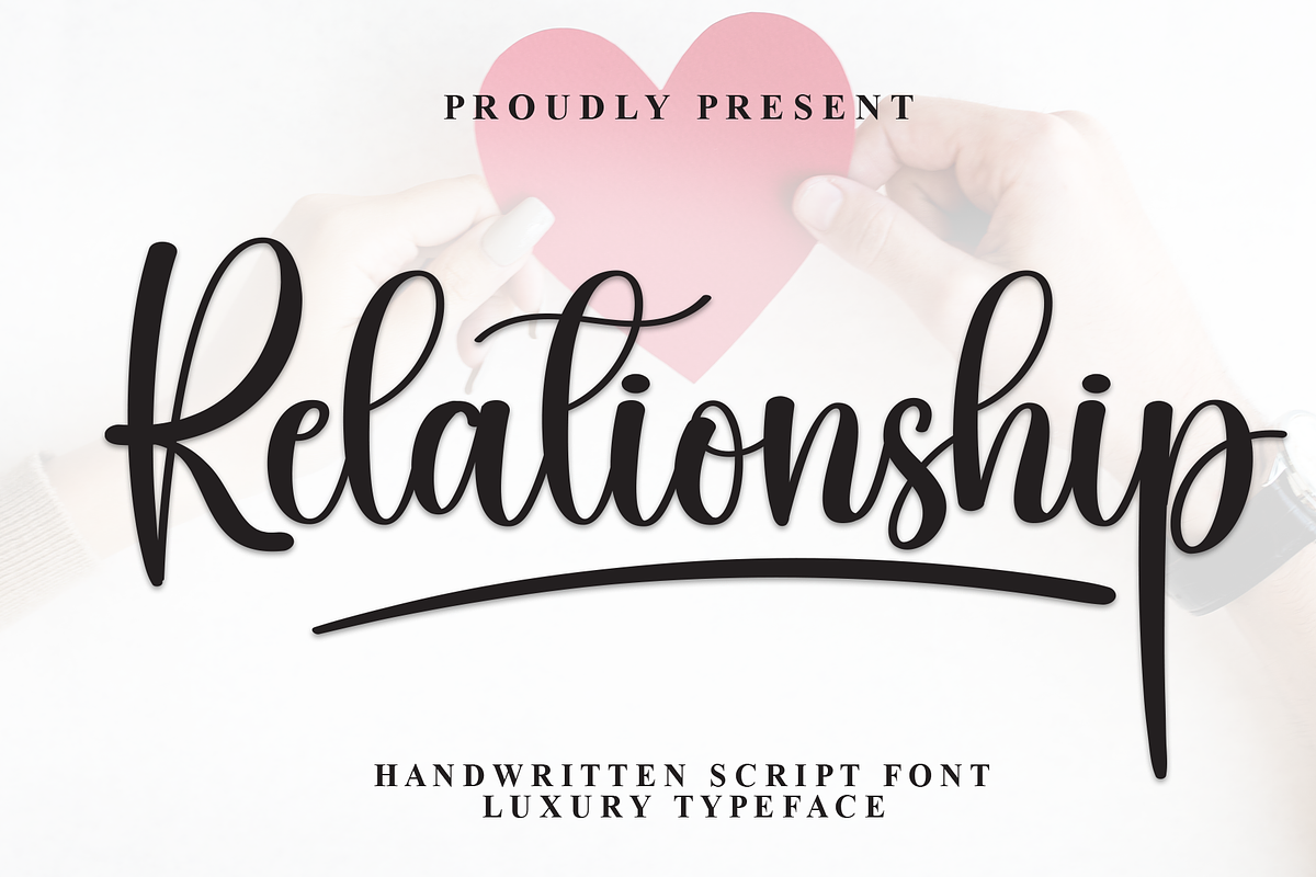 Relationship | Script Font, a Handwritten Font by Scratchones (Photo 1 of 9)