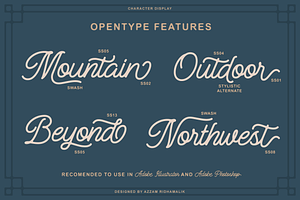 Manteman - Monoline Script Font