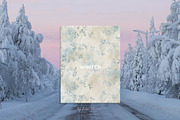 Hand-Painted Winter Backgrounds, a Background Graphic by Lana Elanor (Thumbnail 5 of 16)