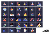 Online Shopping vector illustrations, a Templates & Theme by Grivina's shop (Thumbnail 15 of 26)