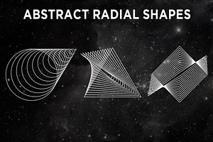 Abstract Radial Shapes