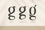 Royal - Modern Unique Display Font, a Serif Font by Sensatype (Thumbnail 11 of 15)