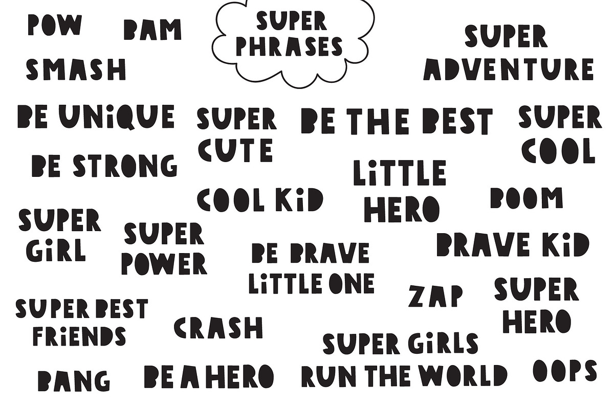 Super heroes. Kids edition., an Animal Illustration by cutelevindesign (Photo 4 of 13)