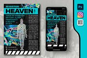 Rave DJ Flyer (We Have Found Heaven), a Flyer Template by SamCarter (Thumbnail 1 of 6)