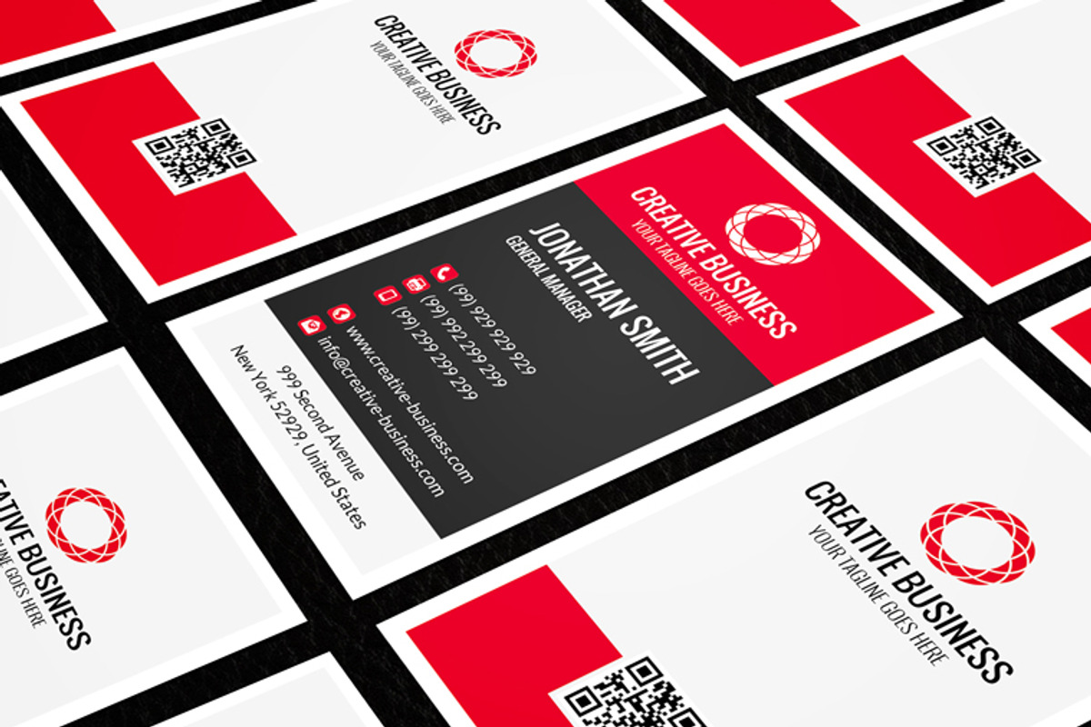 Modern Corporate Business Card CM020, a Business Card Template by annozio (Photo 4 of 4)