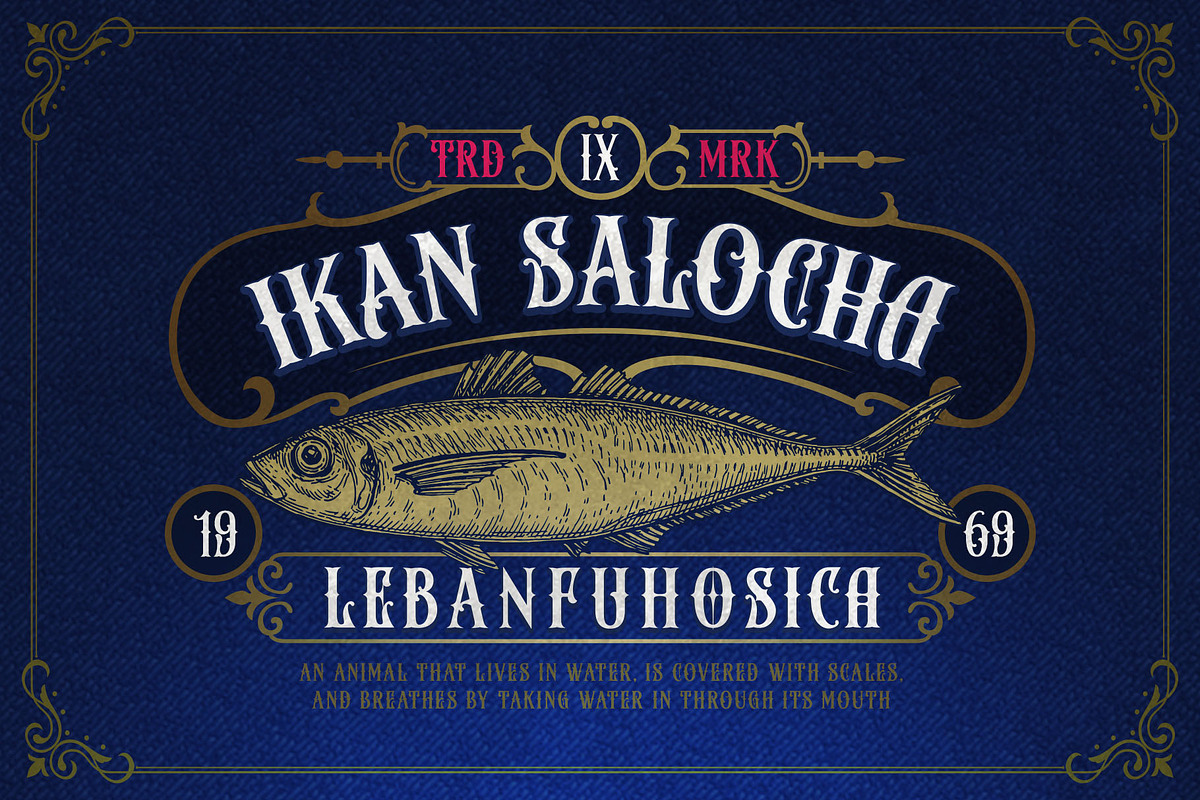 Money Brother Victorian Typeface, a Blackletter Font by alit design (Photo 10 of 20)