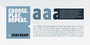 Sans Beam, a Sans Serif Font by Stawix (Thumbnail 6 of 7)
