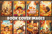 Kawaii Cute Thanksgiving Coloring, a Seasonal Illustration by Design Station (Thumbnail 3 of 5)