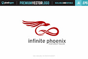 Infinity Phoenix Logo, a Branding & Logo Template by pixelogan (Thumbnail 1 of 2)