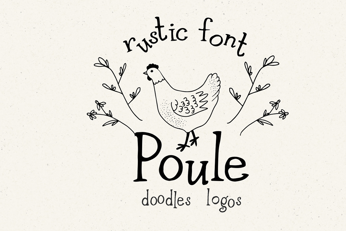 Poule Serif Rustic Font, a Serif Font by LABFcreations (Photo 9 of 16)
