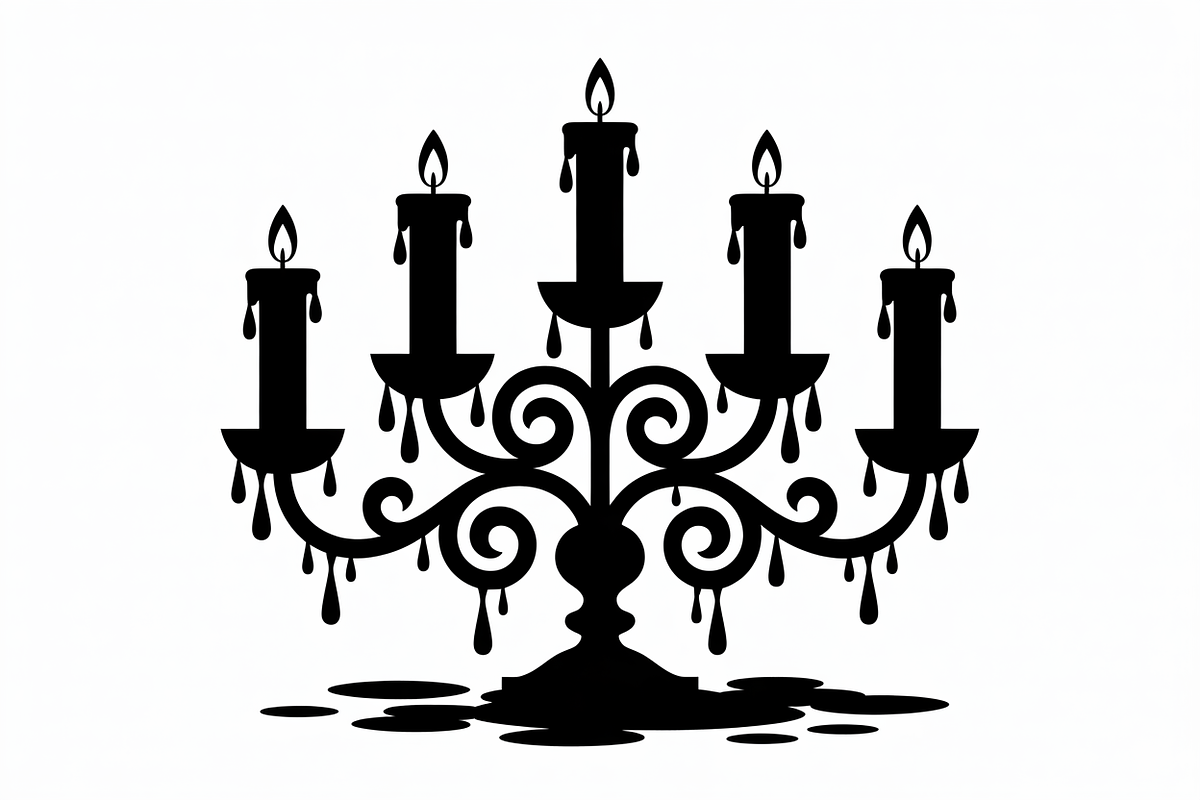 Candle silhouette vector, an Illustration by Amazin_art (Photo 10 of 13)