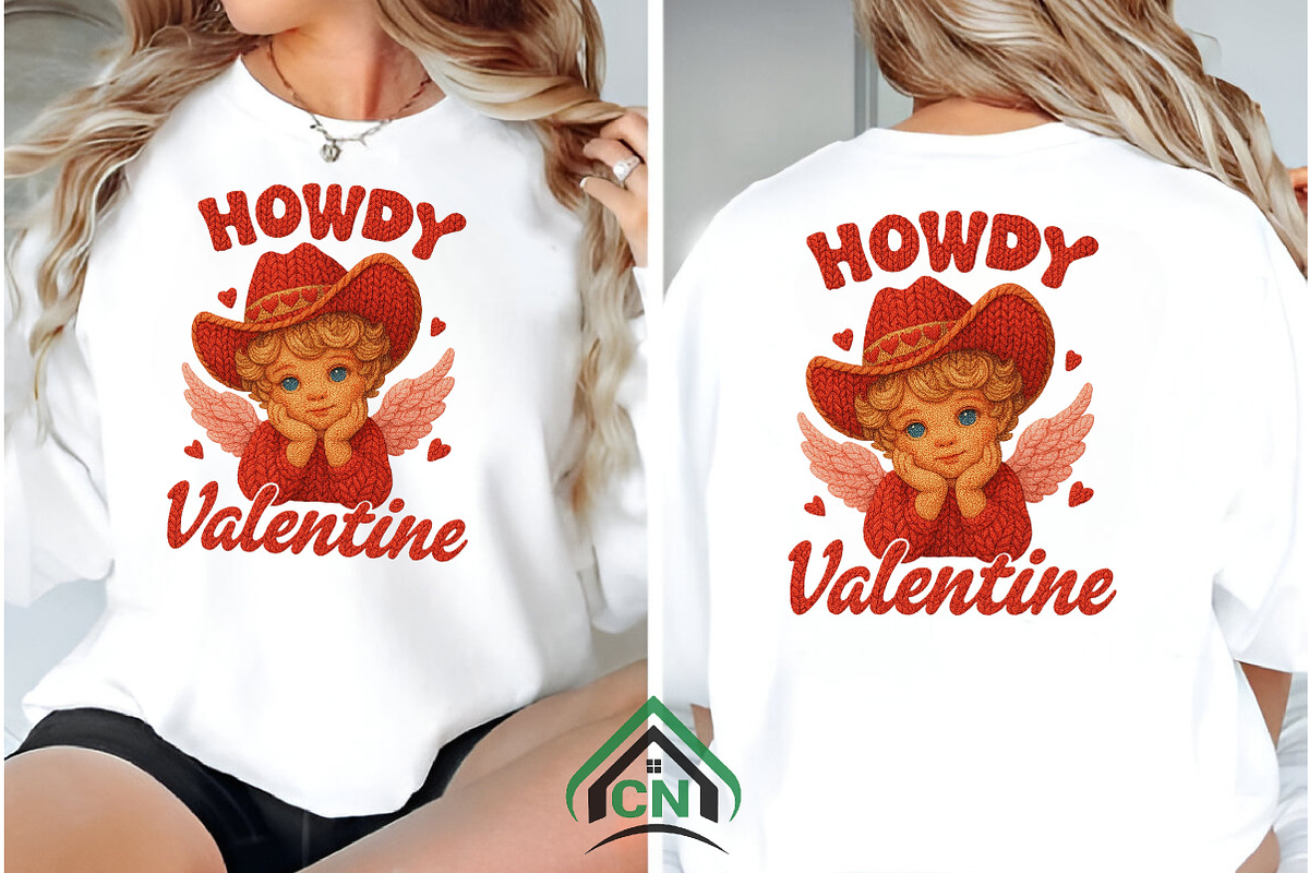 Yarn Howdy Valentine Cowboy Cupid, an Illustration by Craft Nest (Photo 4 of 6)