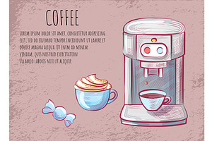 Aroma Drink, Coffee Machine