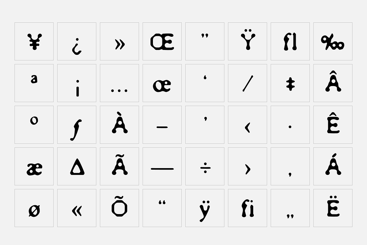 Degenerate, a Font by SelfBuild Type (Photo 12 of 13)