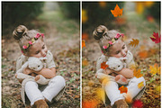 100 Leaves Photo Overlays PNG preview 3