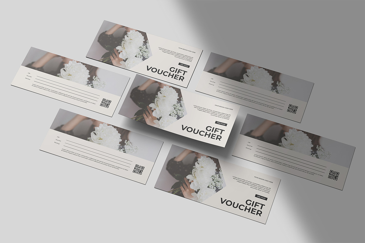 Gift Voucher Mockup, a Merchandise Mockup by graphicpages (Photo 16 of 17)