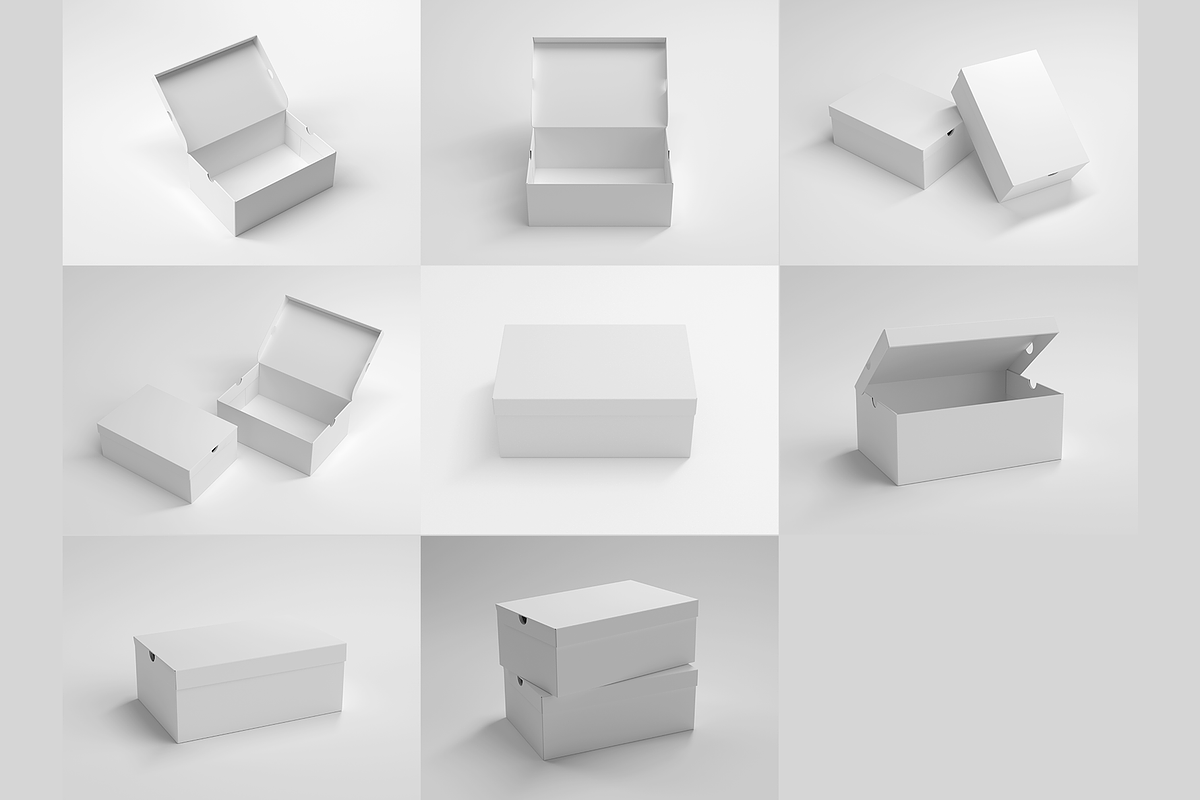 Shoe Box MockUp, a Cups & Container Mockup by coloformia (Photo 10 of 10)
