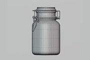 Kitchen glass jar, an Object 3D Model by fahad121 (Thumbnail 4 of 5)