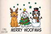 Cute Christmas Dog Lover Sublimation, an Illustration by Daily.Designs (Thumbnail 1 of 5)