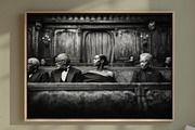 Victoria Era Black Wall Art Set, a Decorative Illustration by PrintablesByFranklyn (Thumbnail 4 of 17)
