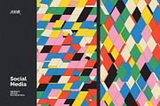 Social Media Vector Backgrounds V 01, a Background Graphic by dvtchk (Thumbnail 9 of 10)