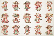 Quirky Cow Mama Sunglasses PNG, an Animal Illustration by RobertsArt (Thumbnail 2 of 5)