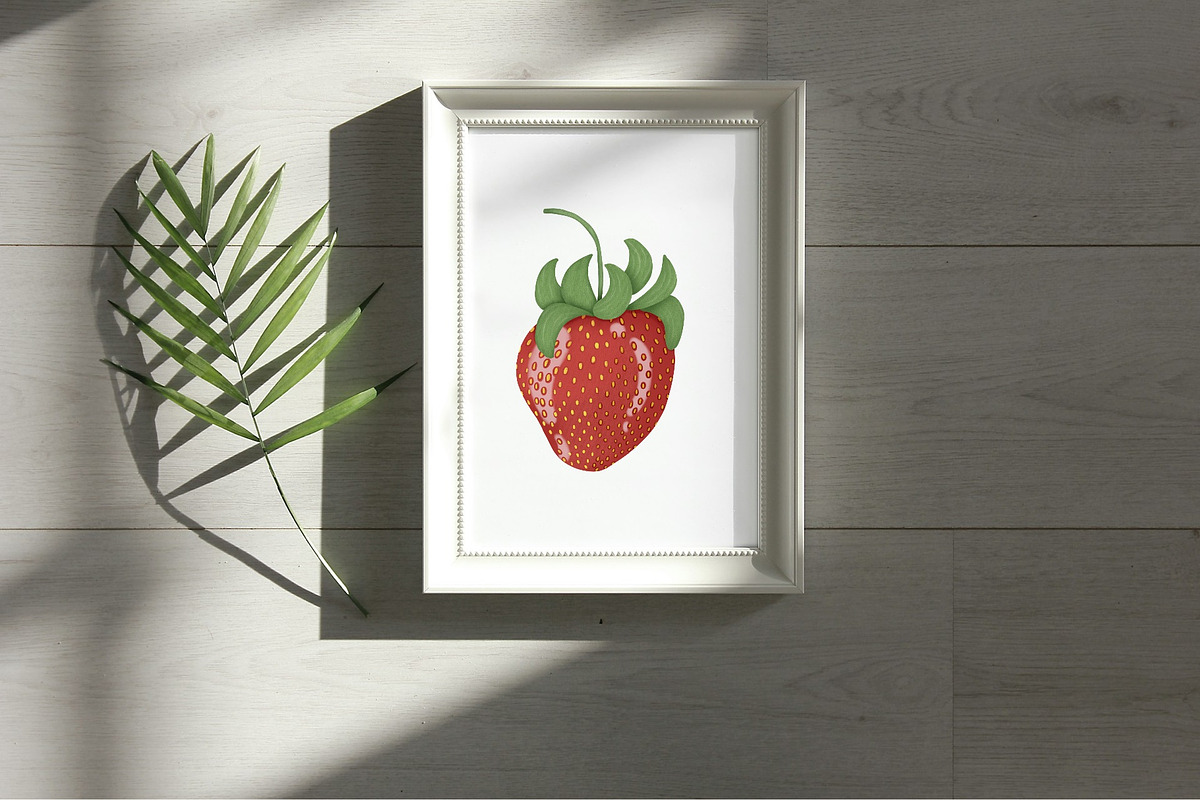 Strawberry, a Seasonal Illustration by Iryna Mel (Photo 6 of 8)