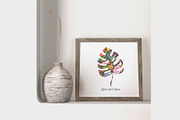 Plant Card Wall Art bundle sets, a Decorative Illustration by ARTOZEN DIGITAL (Thumbnail 3 of 13)