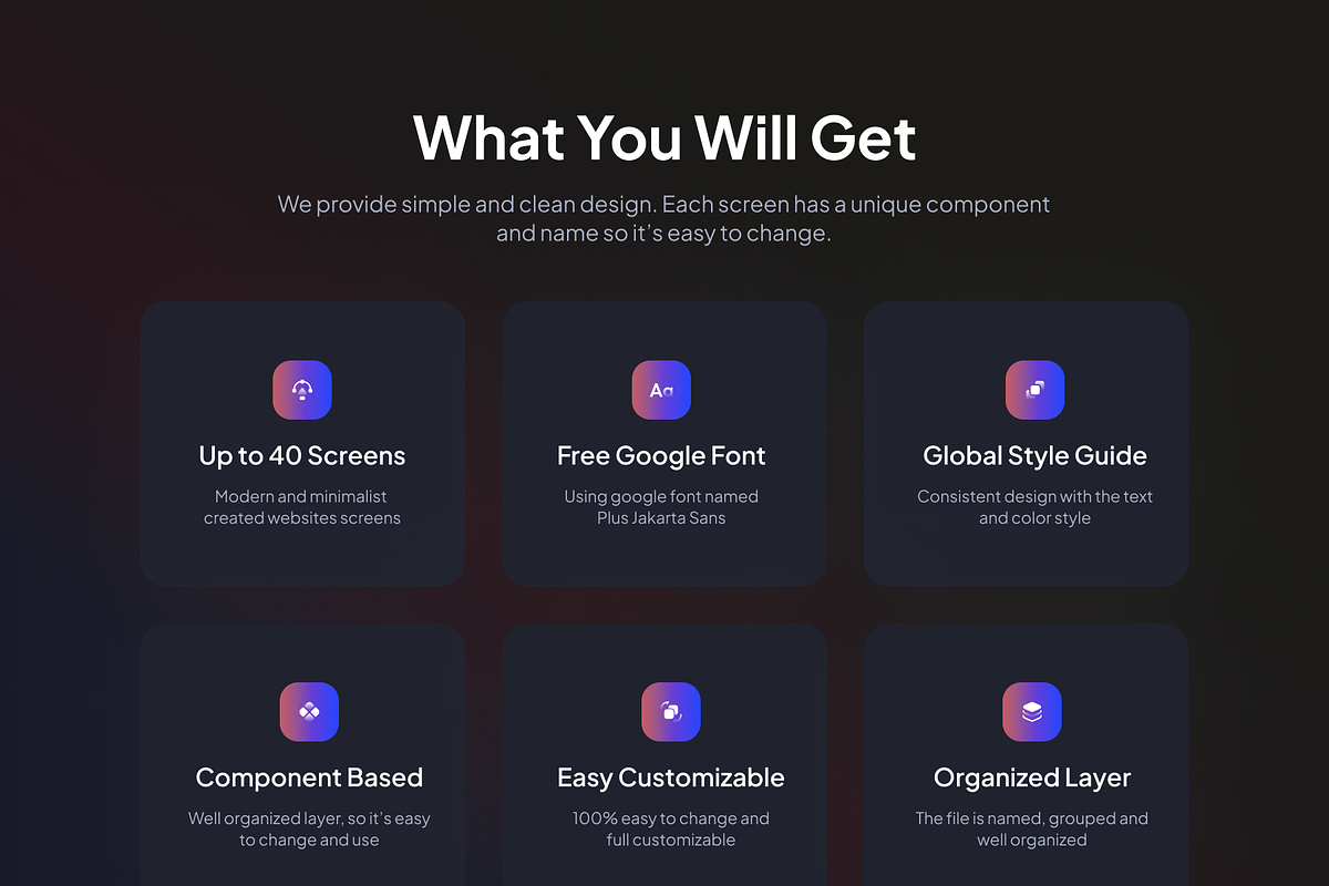 Nefthi - NFT Website UI Kit preview 2