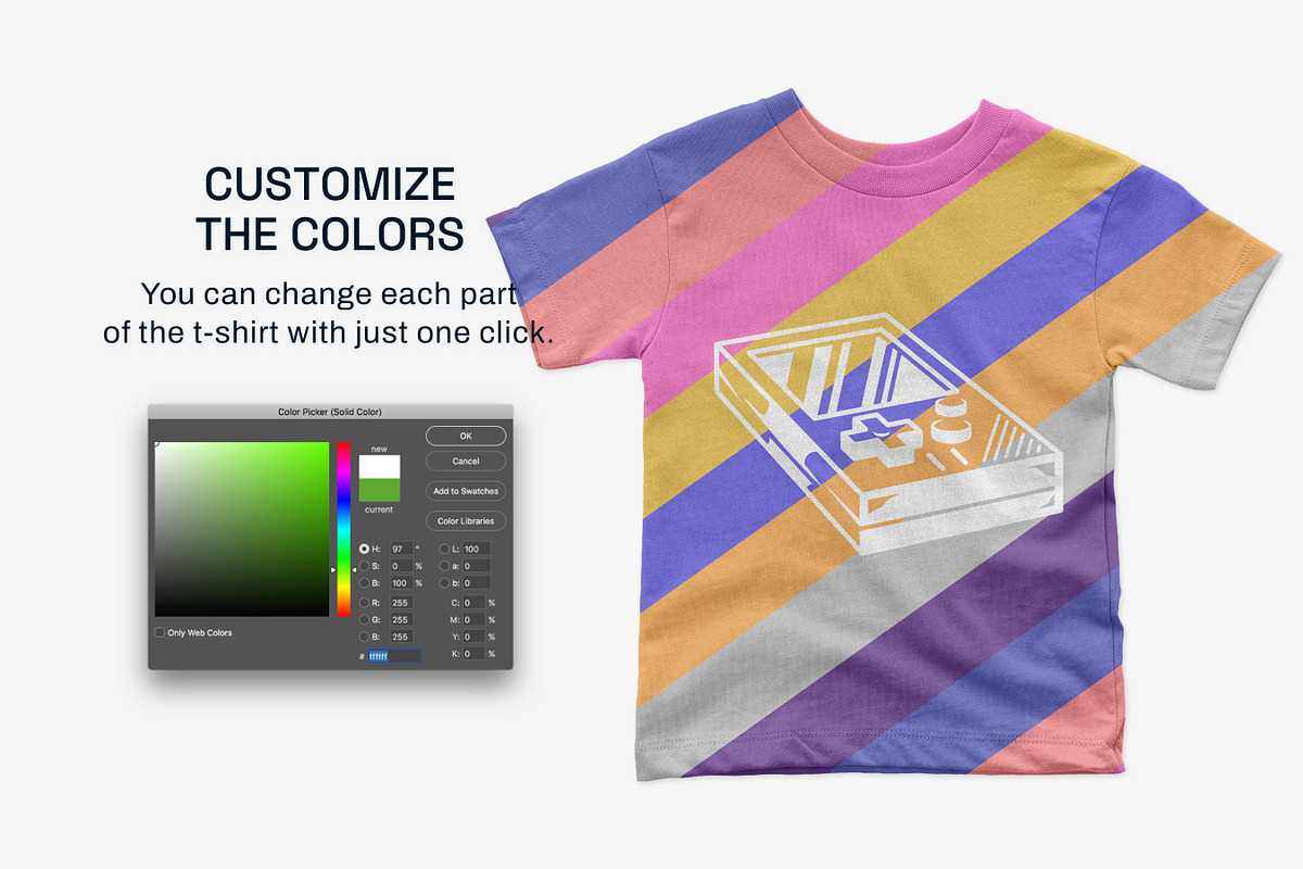 Bella Canvas 3001T Toddler Mockups, a Shirt Mockup by GraphicHero (Photo 5 of 9)
