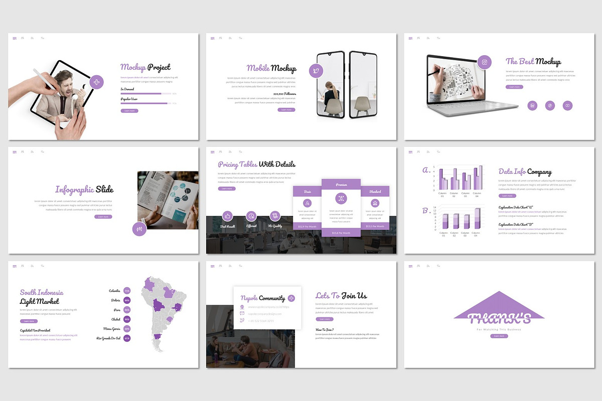 Napole - Powerpoint Template, a Presentation Template by inspirasign