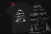 10 Bundle Dark Art Pirates Ship Boat, an Illustration by Morspective (Thumbnail 2 of 7)