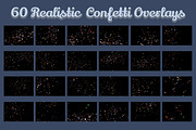 60 Realistic Party Confetti Overlays, an Object Graphic by 3Motional (Thumbnail 9 of 14)