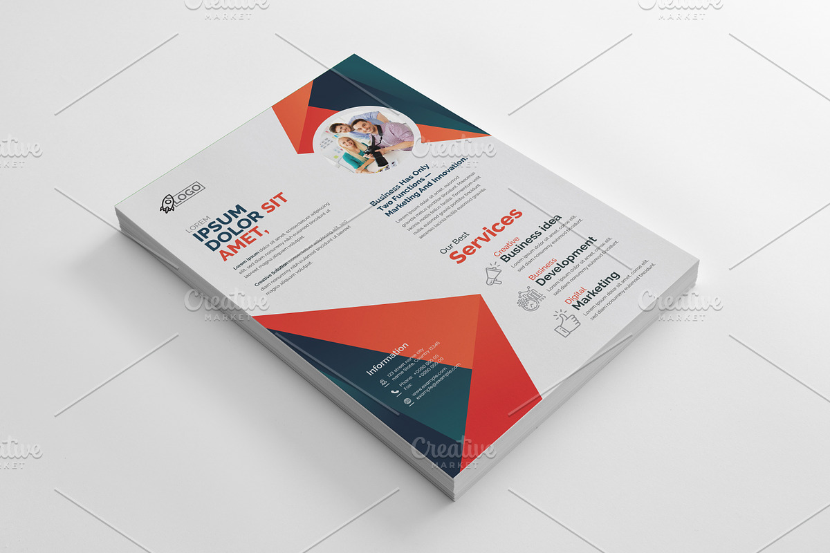 Ad Flyer Template, a Flyer Template by Cristal Pioneer (Photo 2 of 4)