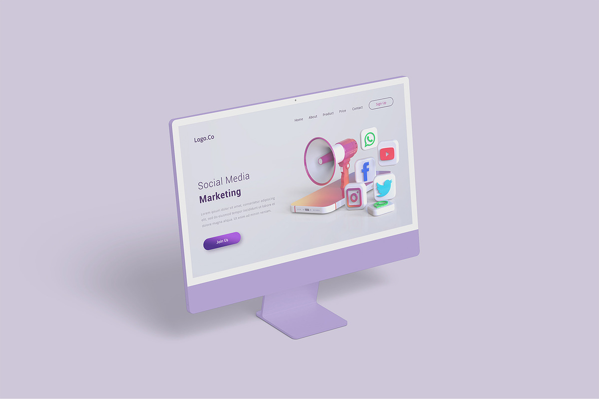 iMac Desktop Mockup Bundles, a Mac Mockup by Graphic Aesthetic (Photo 9 of 22)