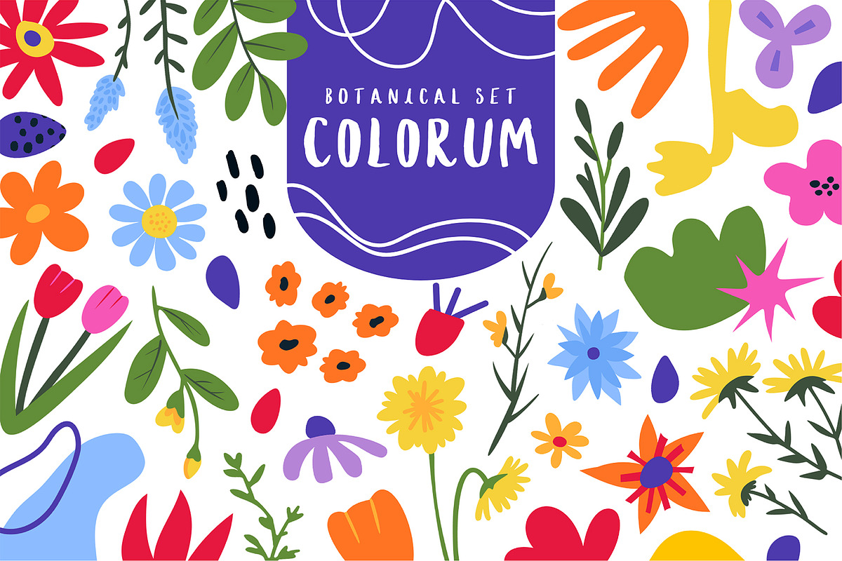 110 Colorful Floral Clipart, an Object Graphic by Zeukaa (Photo 1 of 7)