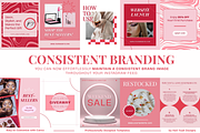 Bold Blush Instagram Post Templates, a Social Media Template by Hell Yeah Designs (Thumbnail 7 of 9)
