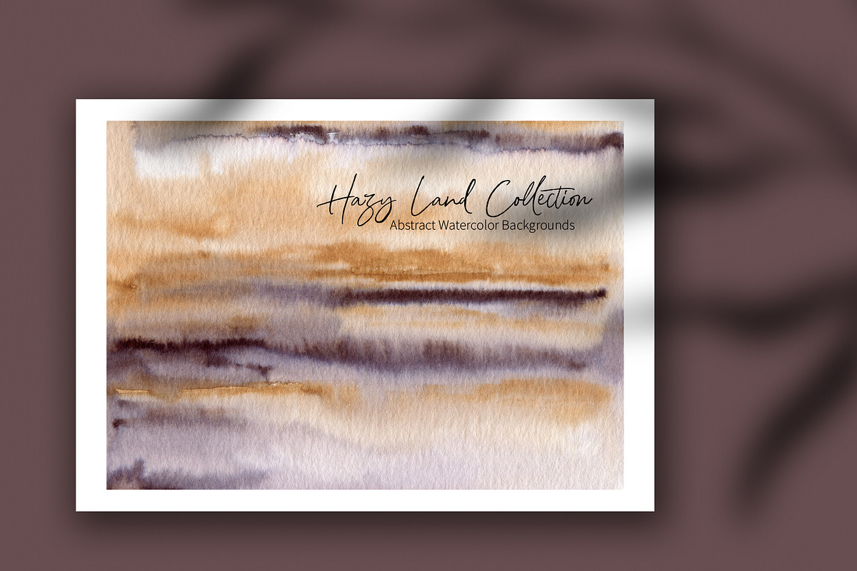 Hazy Lands Watercolor Art Textures, a Texture Graphic by Marmoris.Arts (Photo 6 of 17)